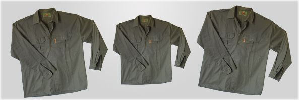 Koedoe Long Sleeve Shirt with roll-up button